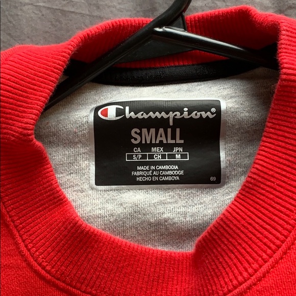Authentic Champion red sweater. - Picture 2 of 4
